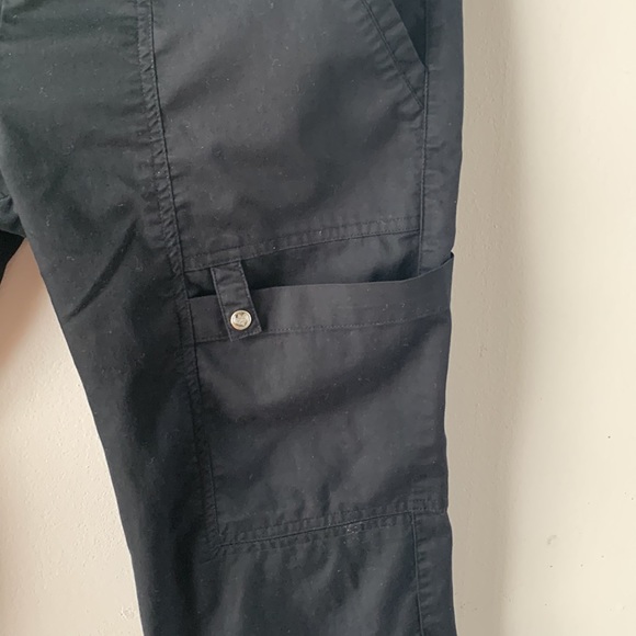 Scrubs Pant Low Rise Flare Leg Drawstring Cargo 21100 - Picture 9 of 12